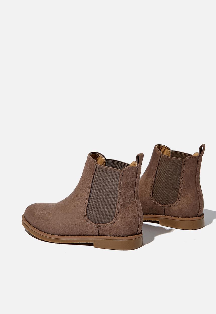 Cotton On - Chelsea gusset boot - brown