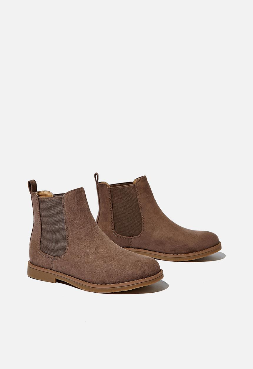 Cotton On - Chelsea gusset boot - brown