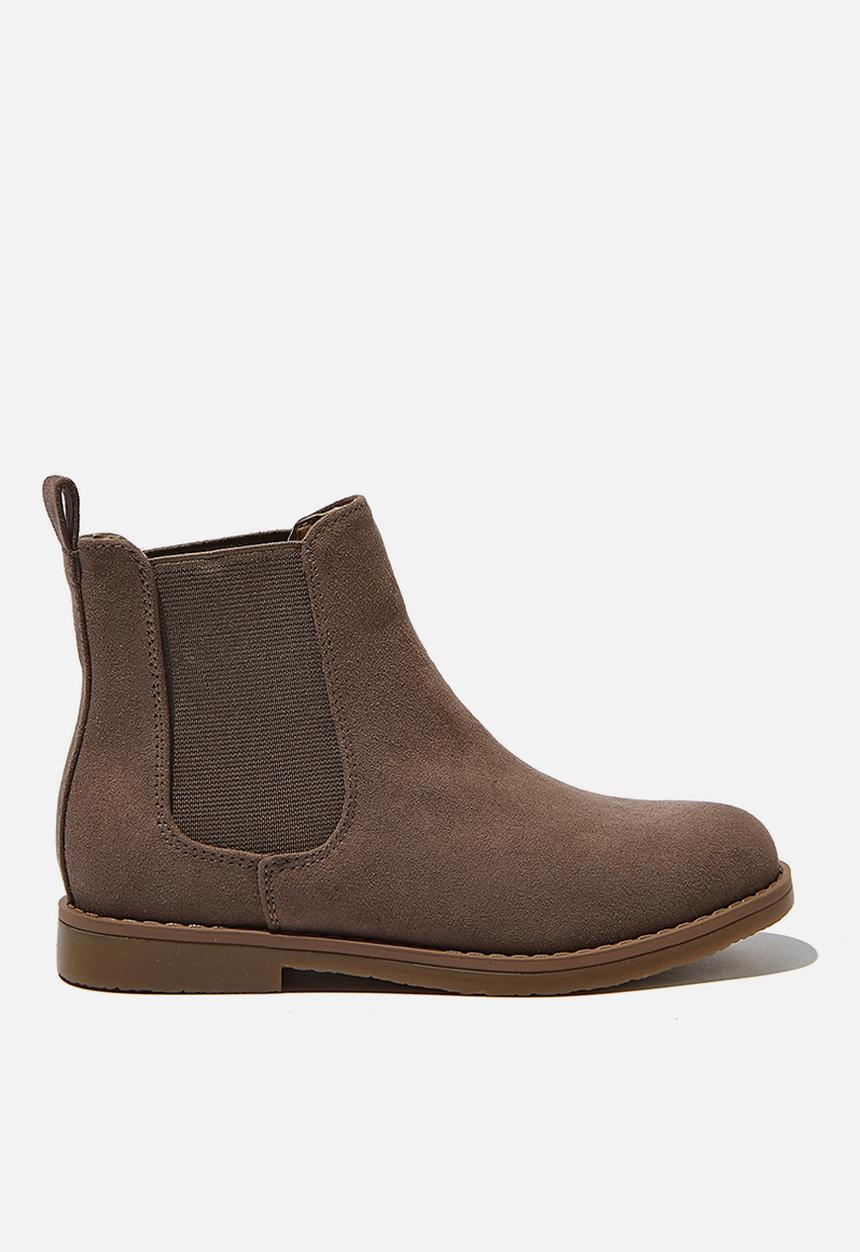 Cotton On - Chelsea gusset boot - brown