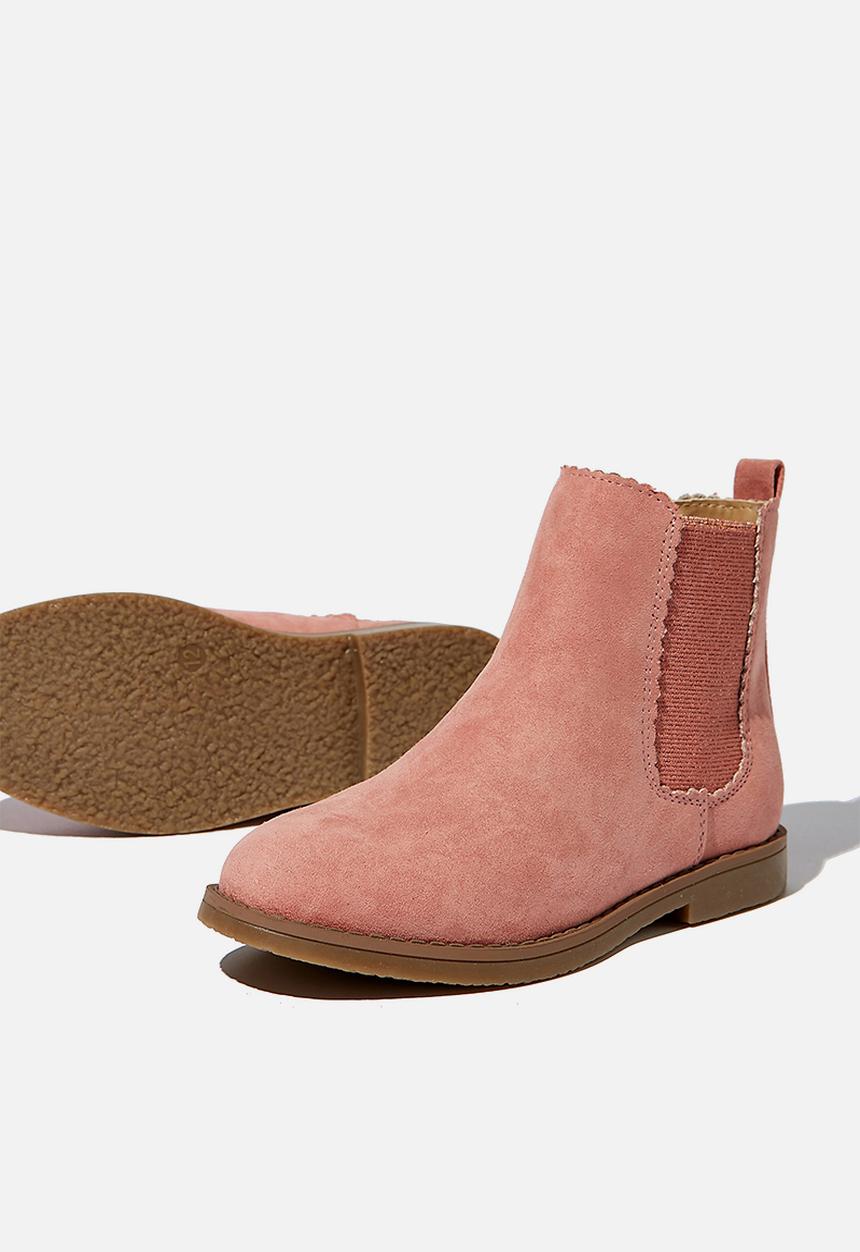 Cotton On - Scallop gusset boot - pink