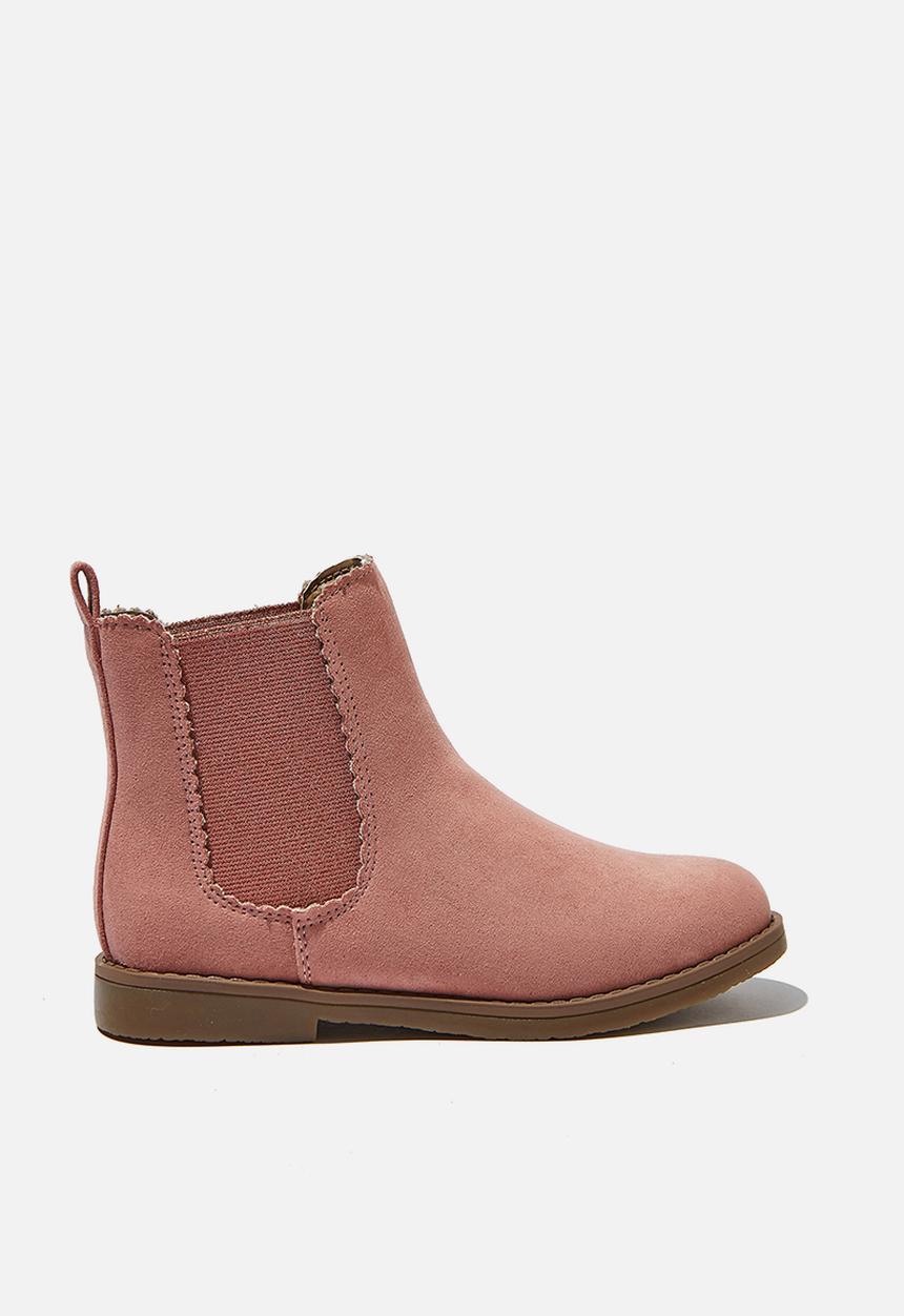 Cotton On - Scallop gusset boot - pink