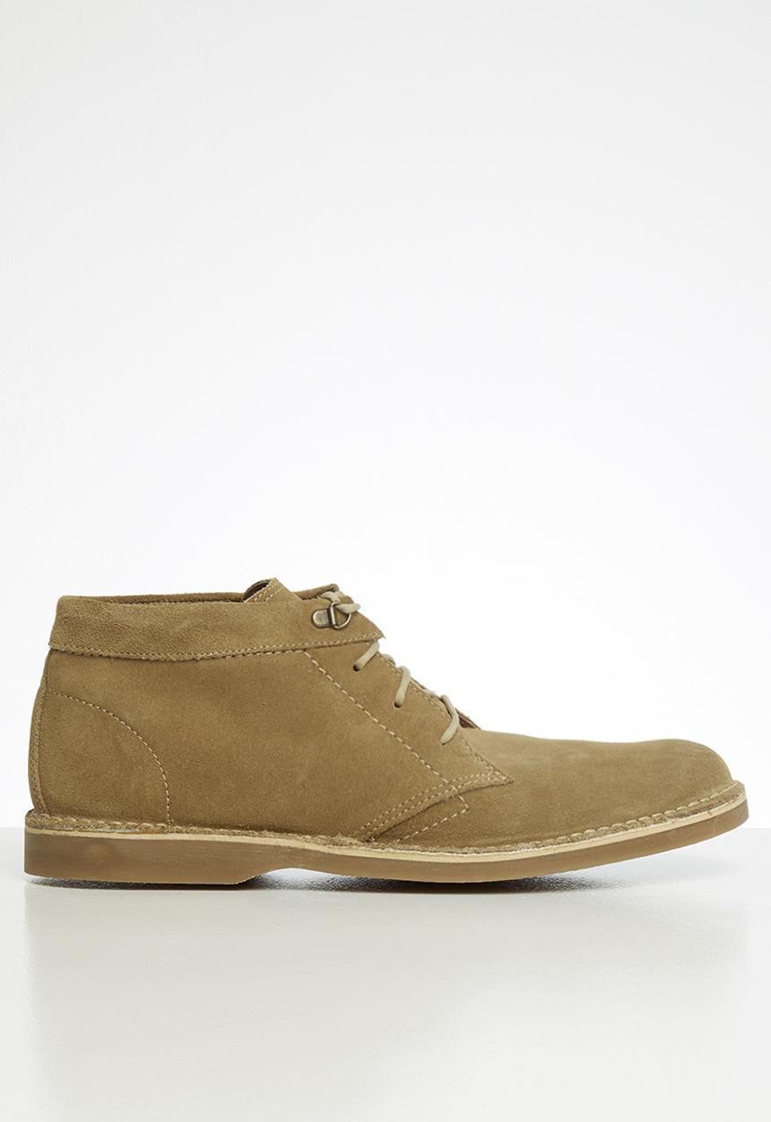 Grasshoppers - Orlando suede lace up - mushroom
