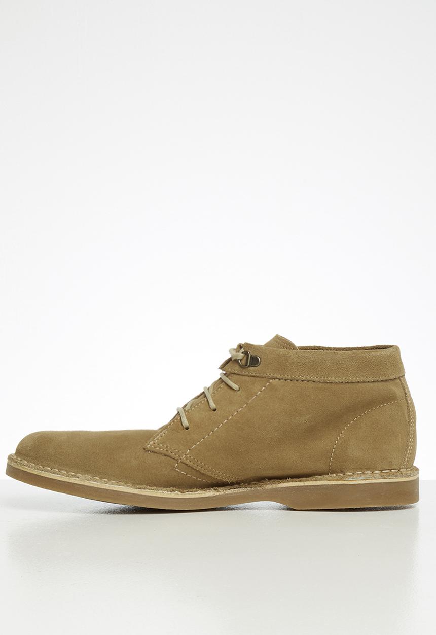 Grasshoppers - Orlando suede lace up - mushroom