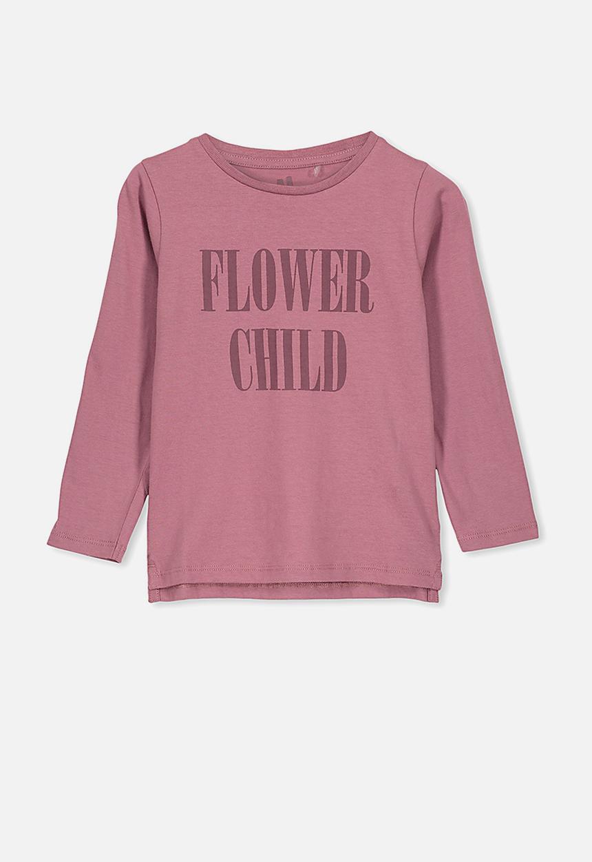 Cotton On - Penelope long sleeve tee - vintage berry 