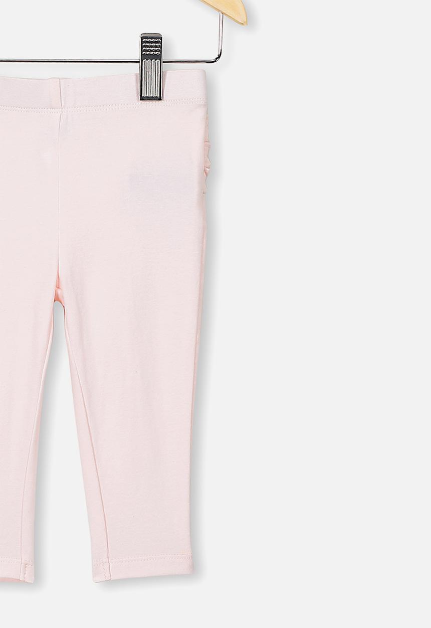 Cotton On - Quinn ruffle legging - crystal pink