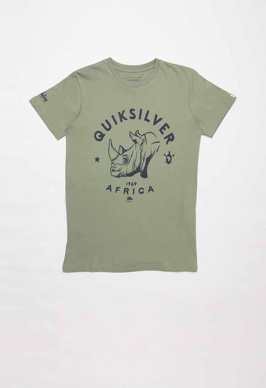 Quiksilver - Africa rhino short sleeve - green