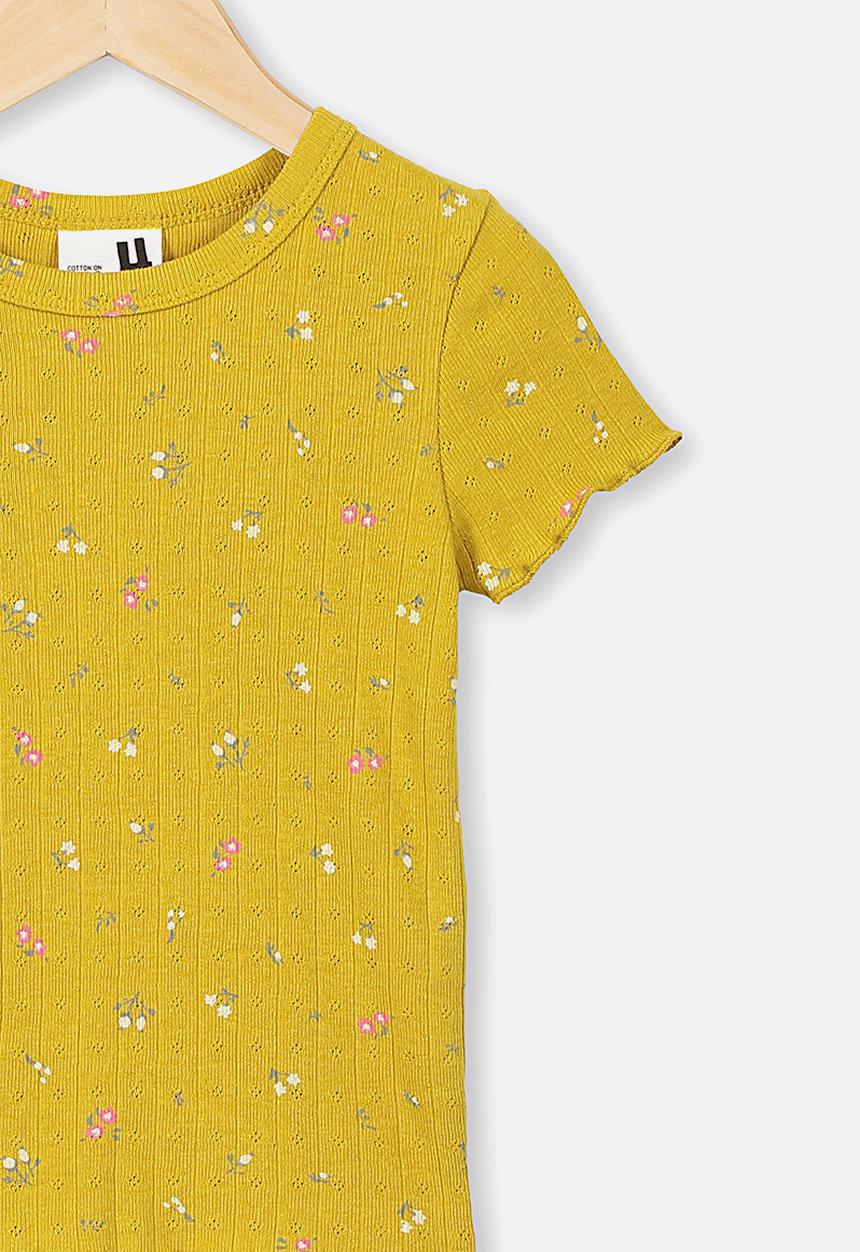 Cotton On - Billie tee - mustard