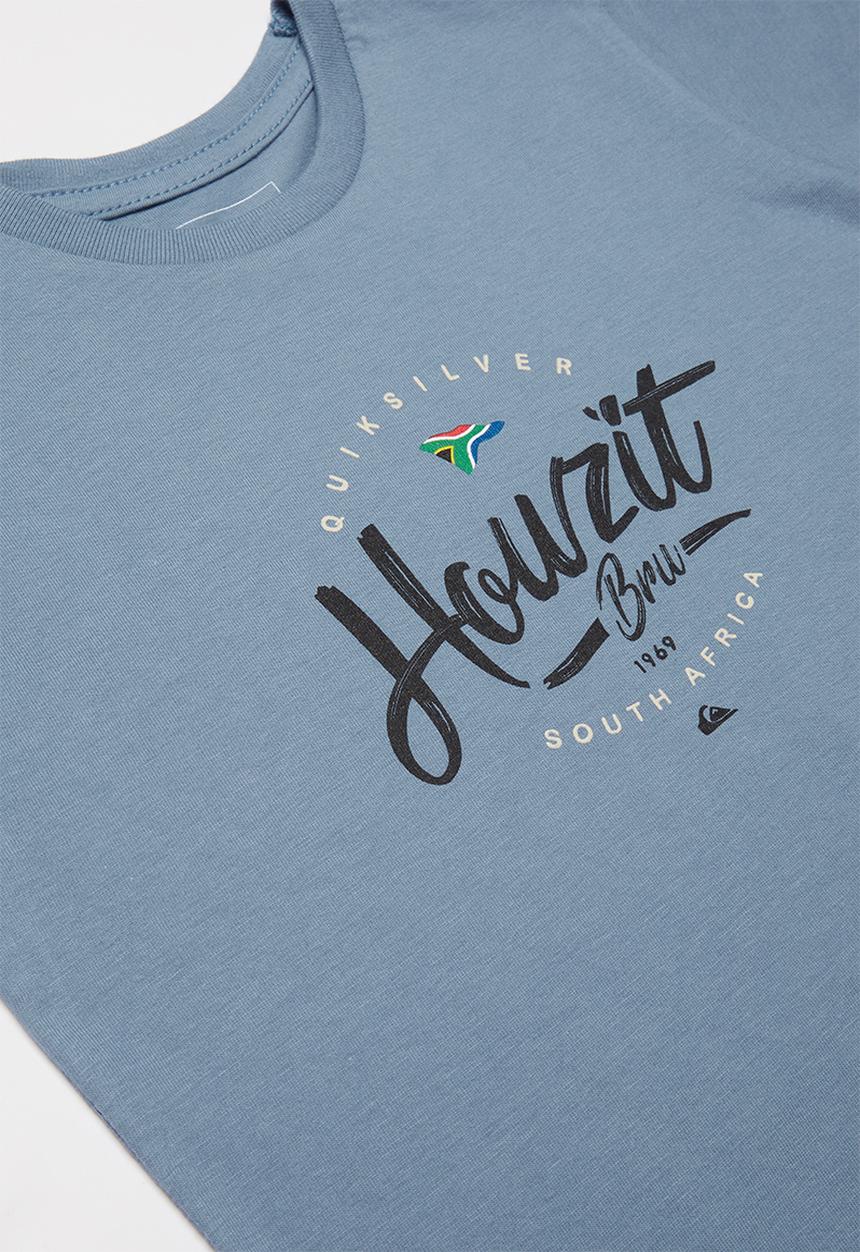 Quiksilver - South Africa howzit short sleeve boy - blue