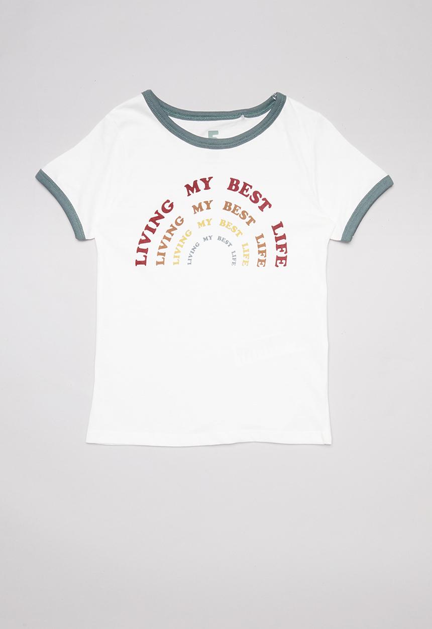 Cotton On - Penelope short sleeve tee - white 