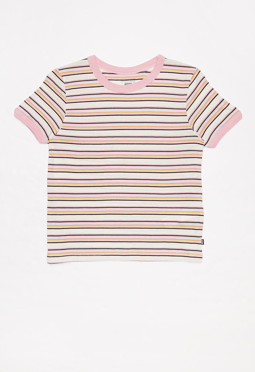 Free by Cotton On - Girls ringer tee - multi