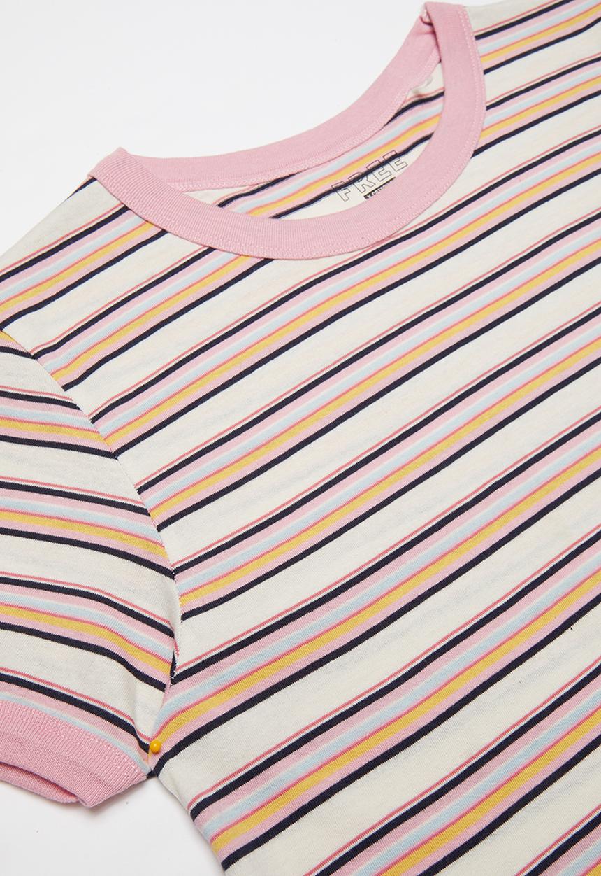 Free by Cotton On - Girls ringer tee - multi
