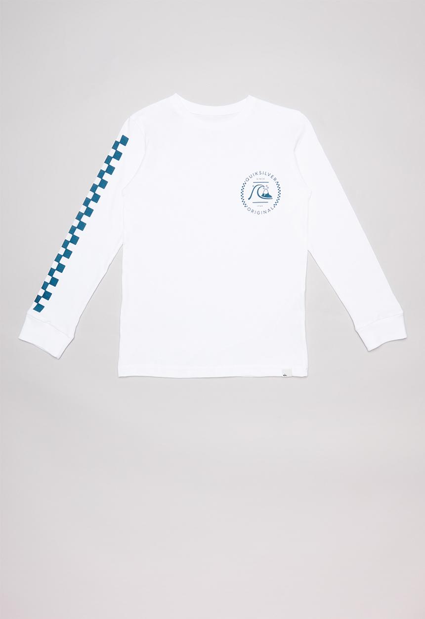 Quiksilver - Golden embers long sleeve  - white