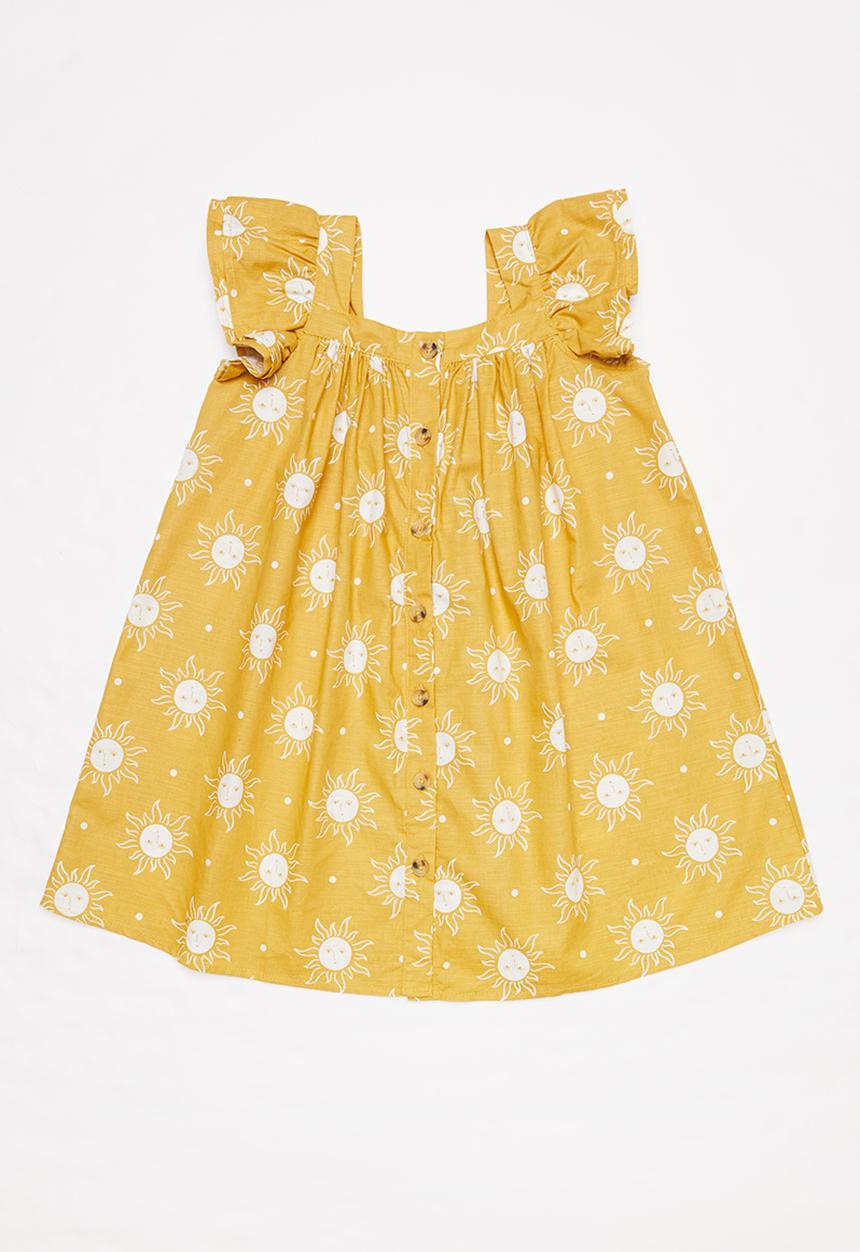 Cotton On - Polly placket dress - yellow 