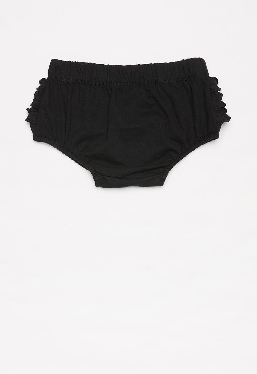 Cotton On - Stella ruffle bloomers - black