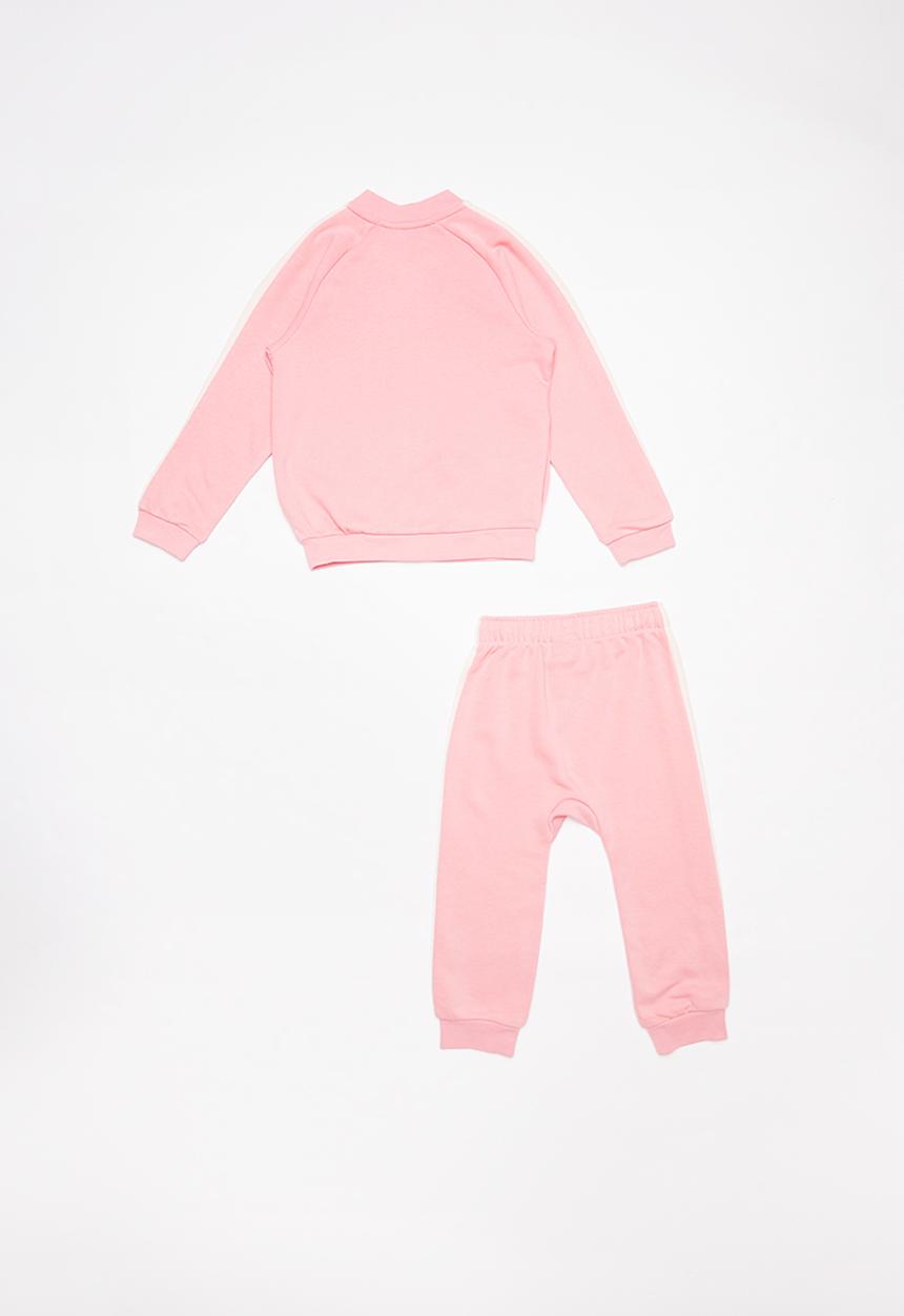 PUMA - Minicats t7 jogger tracksuit  - pink & white 