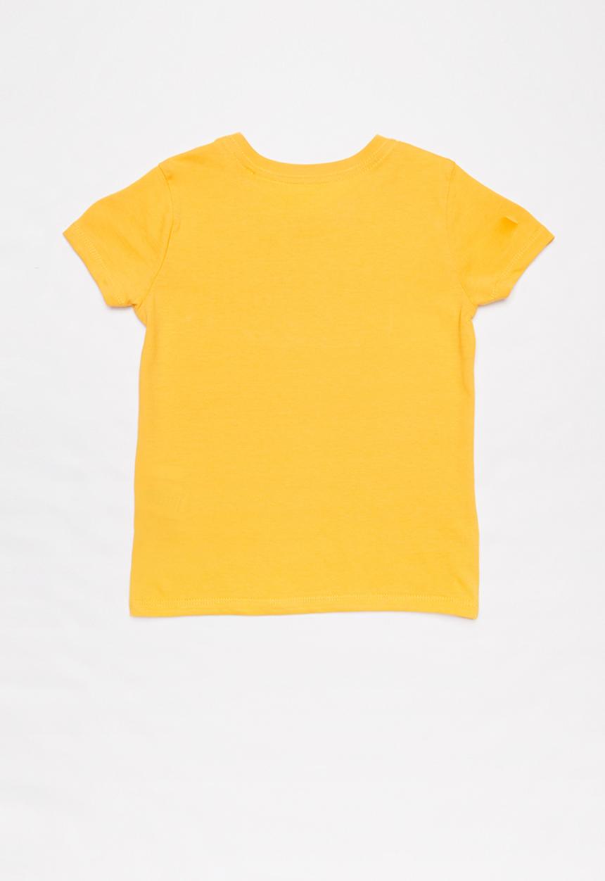 GUESS - Short sleeve Guess triangle tee - yellow