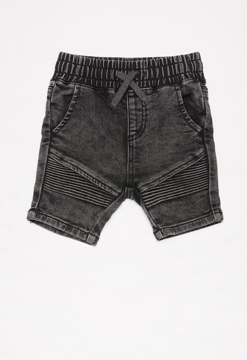 Cotton On - Carter moto short - black 