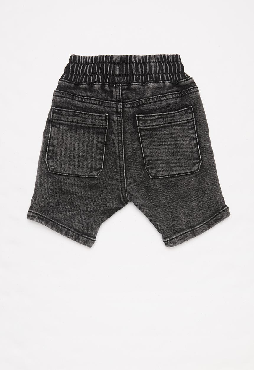 Cotton On - Carter moto short - black 