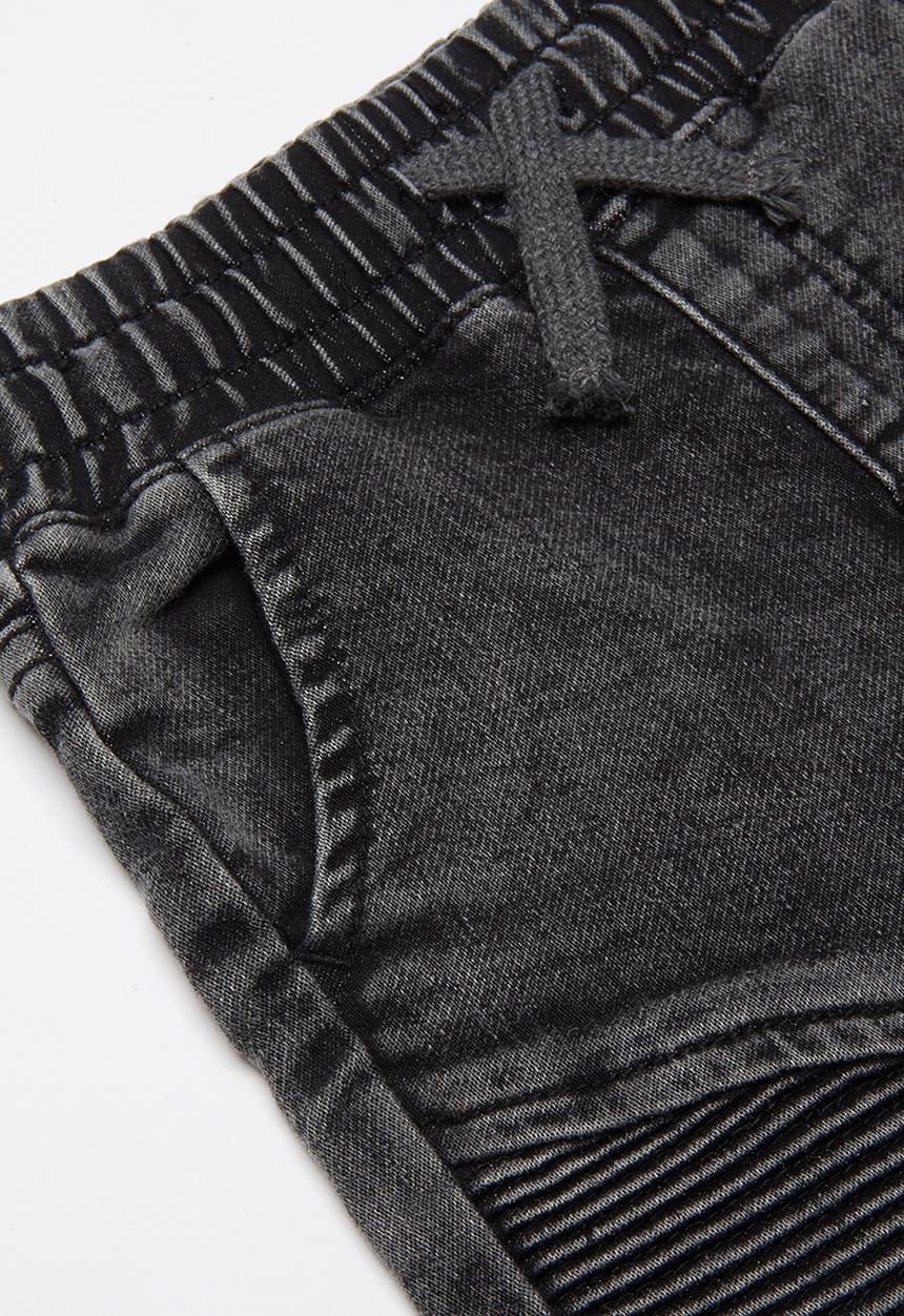 Cotton On - Carter moto short - black 