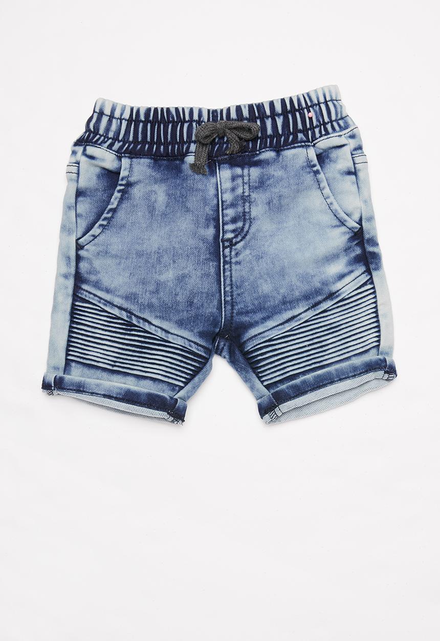 Cotton On - Carter moto short - blue