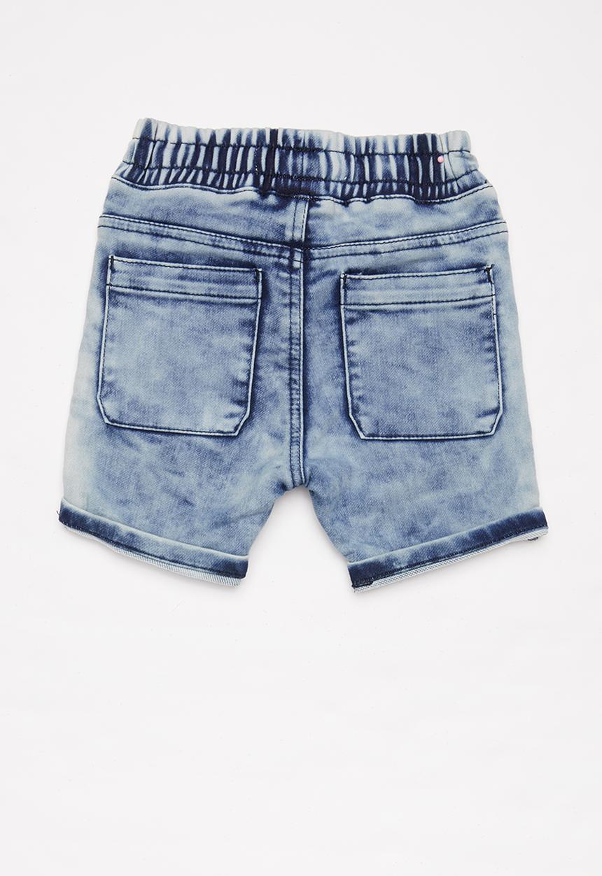 Cotton On - Carter moto short - blue