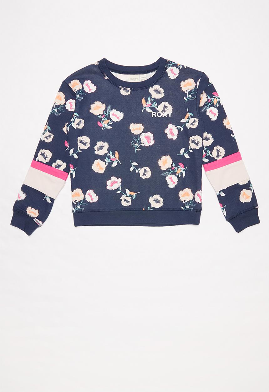 Roxy - Hawaian party crew neck - mood indigo