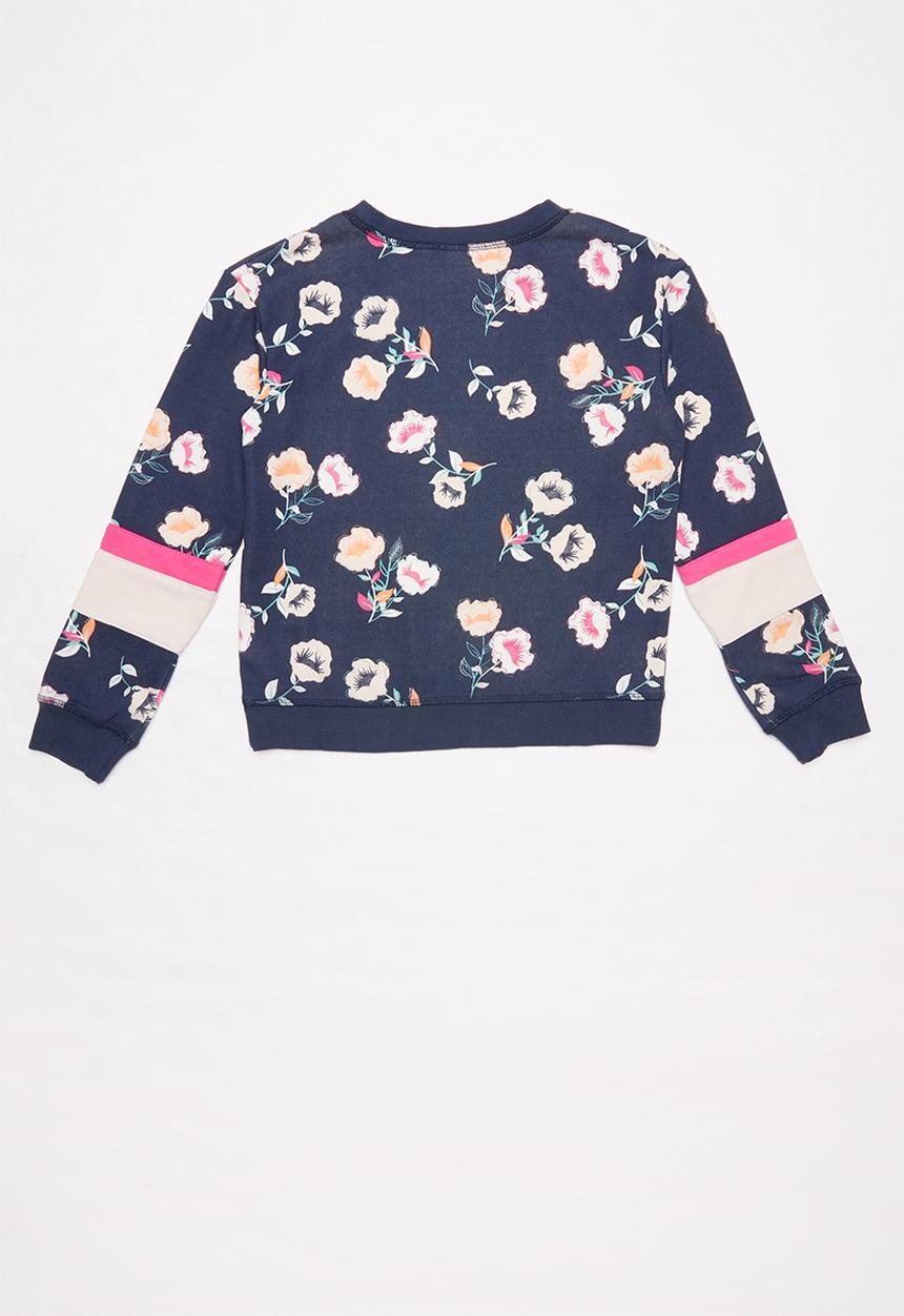 Roxy - Hawaian party crew neck - mood indigo