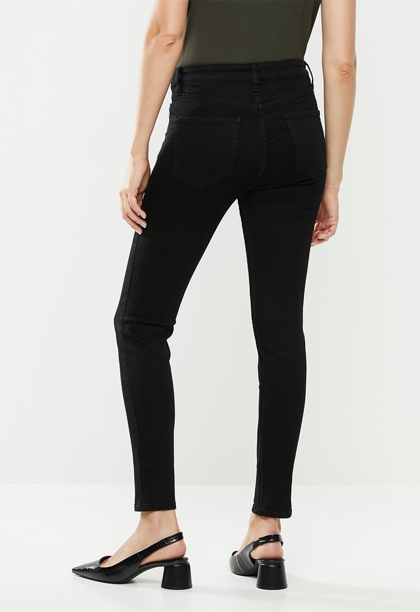 MANGO - Jeans sculpt - black 