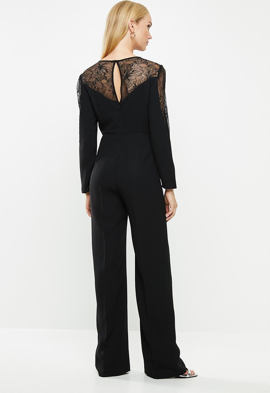 MANGO - One-piece suit elise - black