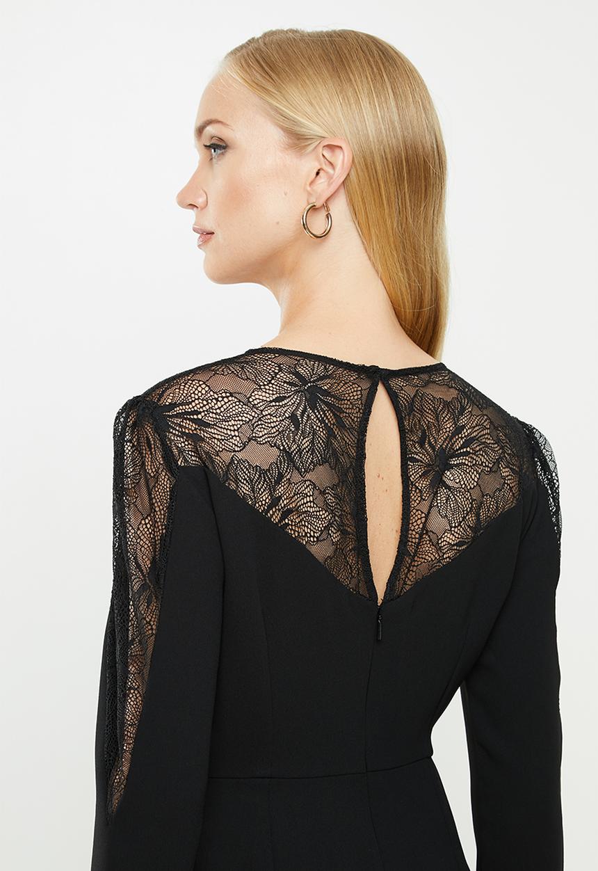 MANGO - One-piece suit elise - black