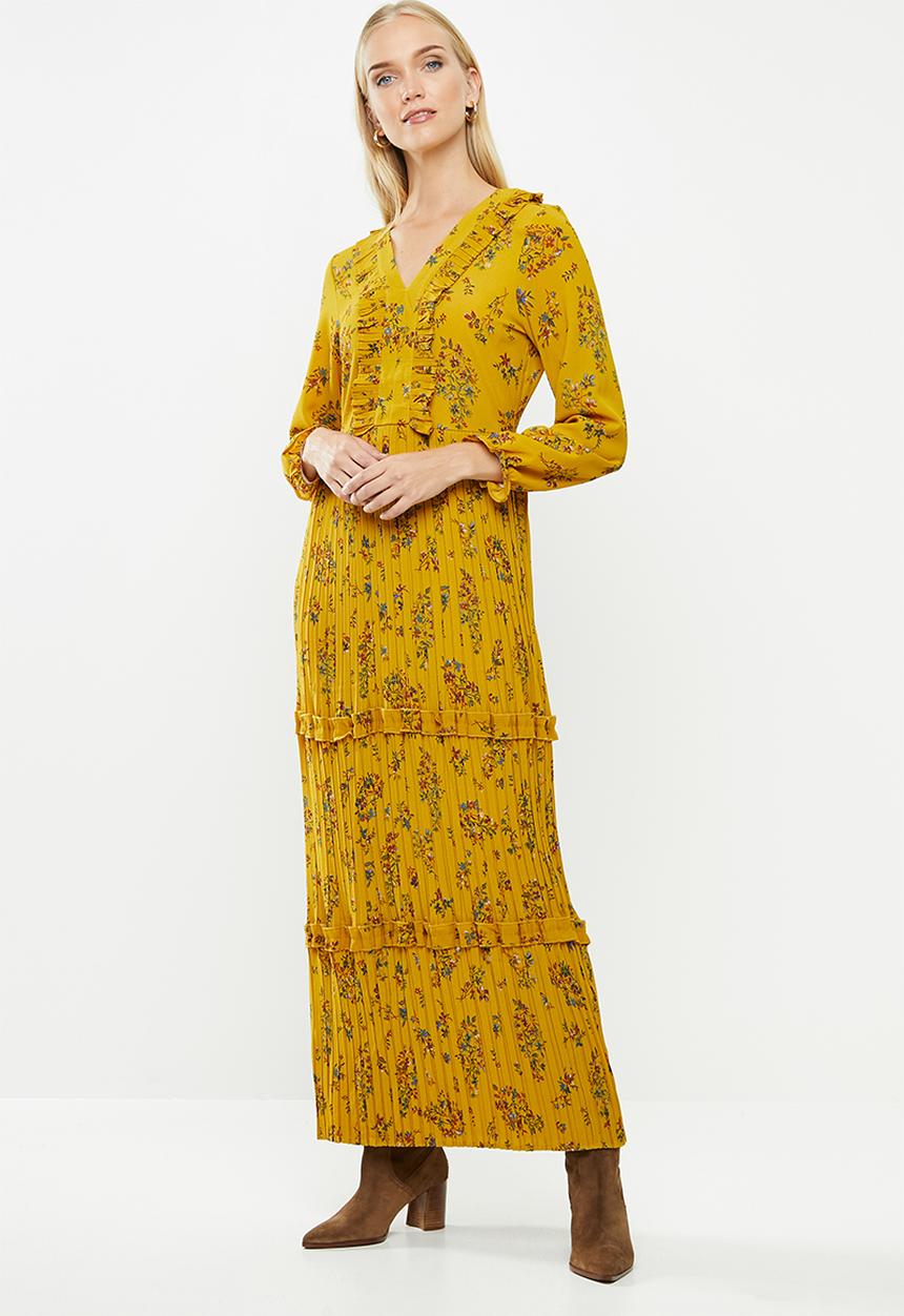 ONLY - Faith long sleeve maxi dress - multi