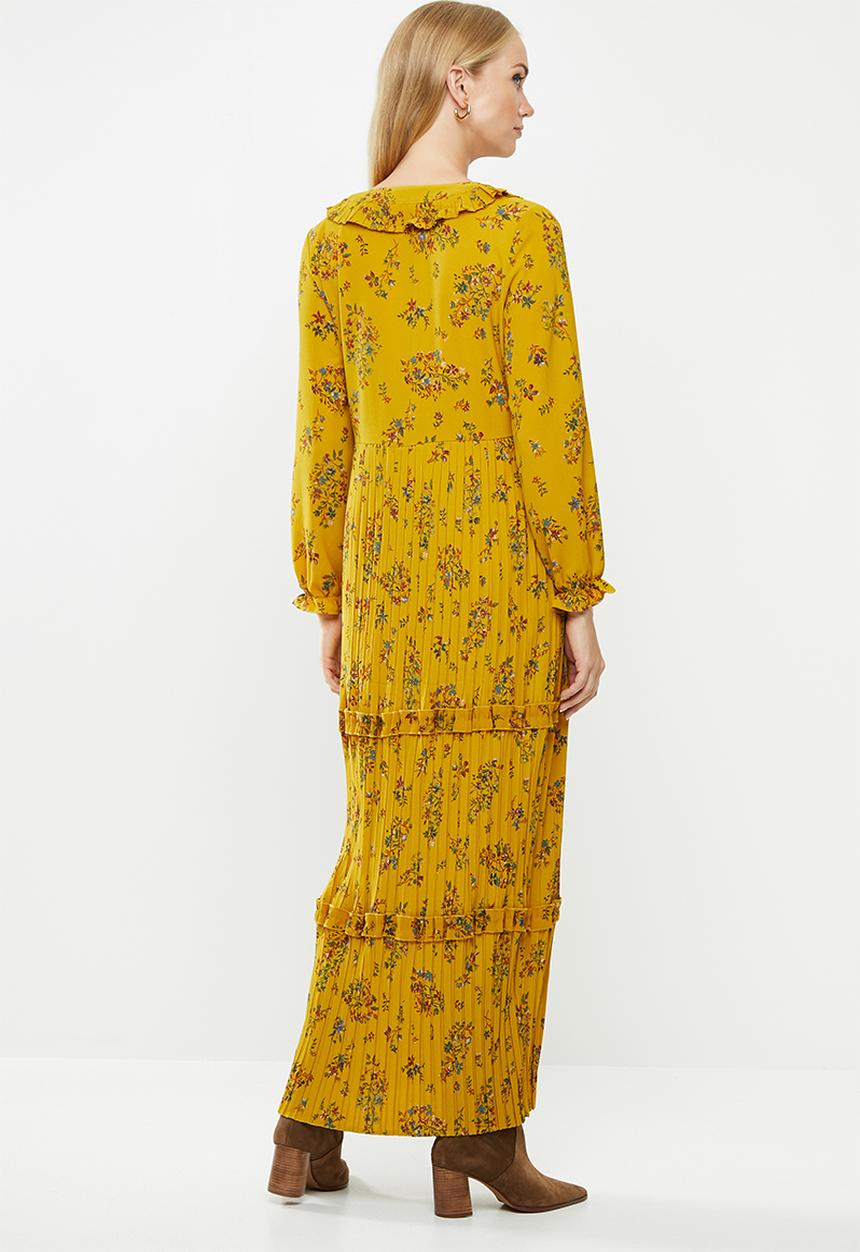 ONLY - Faith long sleeve maxi dress - multi
