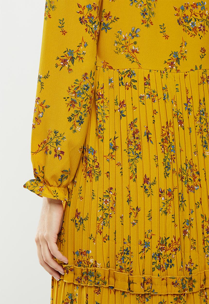 ONLY - Faith long sleeve maxi dress - multi