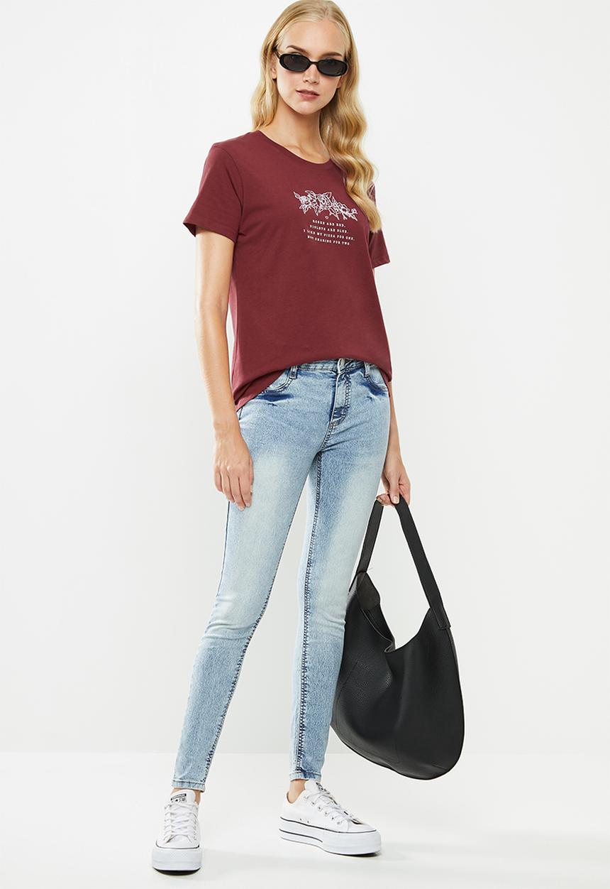 Cotton On - Mid rise jeggings - blue