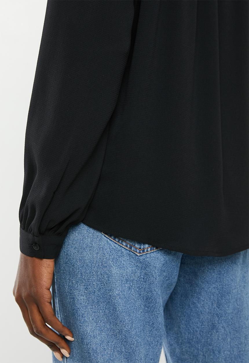 Jacqueline de Yong - Oliver long sleeve top - black