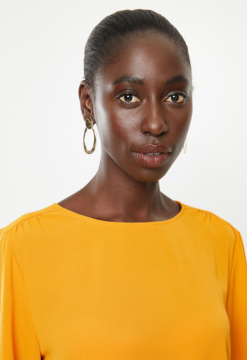 Jacqueline de Yong - Oliver long sleeve top - mustard