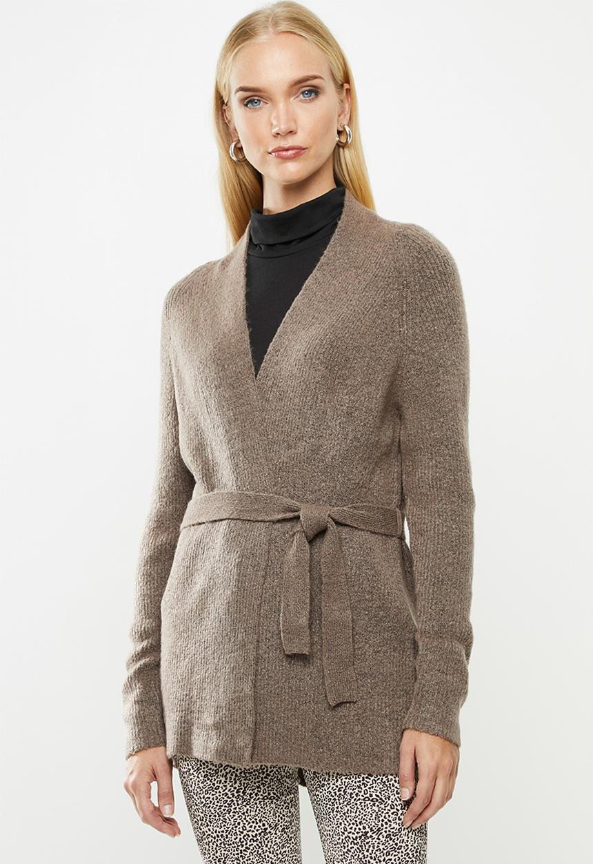 Jacqueline de Yong - Victus belted cardi - iron