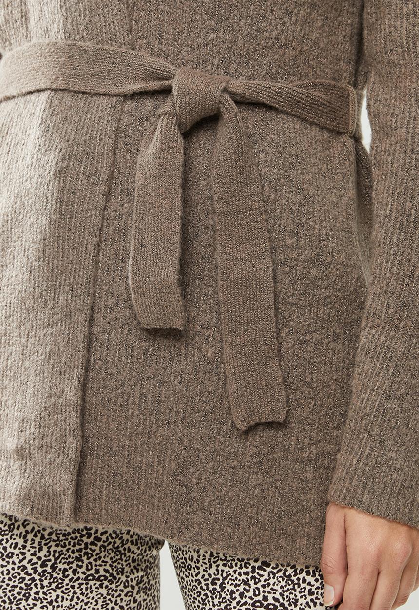 Jacqueline de Yong - Victus belted cardi - iron