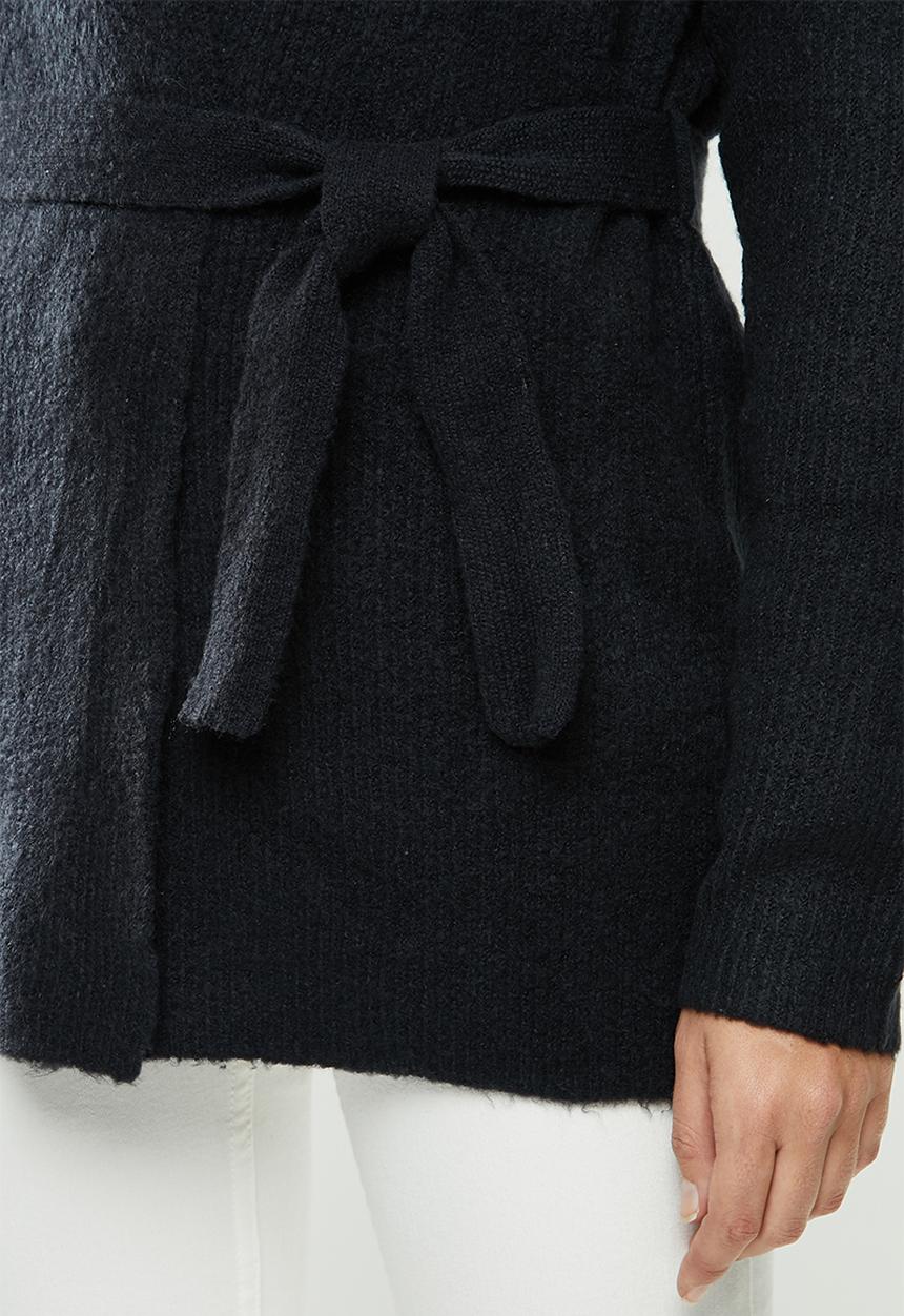Jacqueline de Yong - Victus belted cardi - dark navy