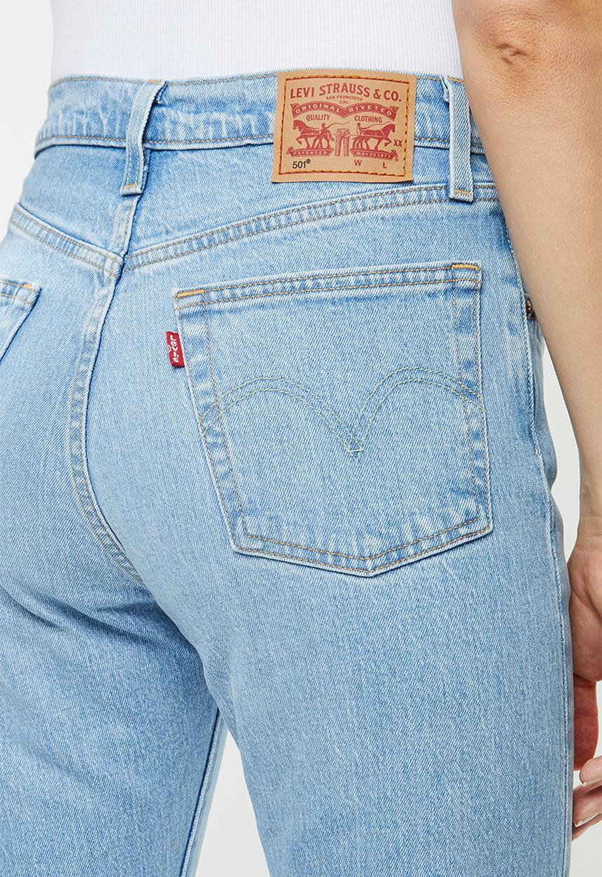 Levi’s® - 501 crop jeans - blue
