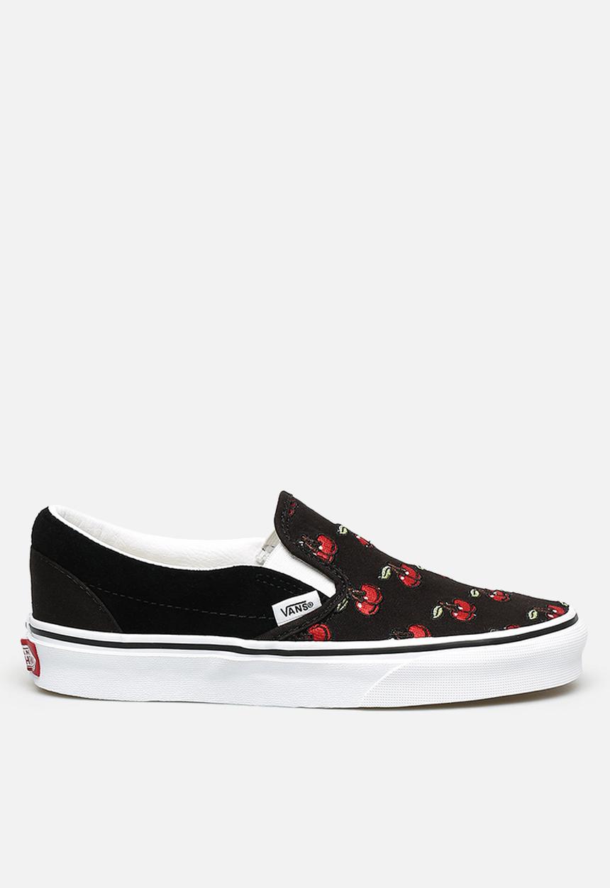Vans - Classic Slip-On cherries - black
