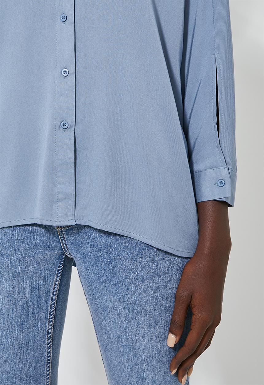 Superbalist - Dolman sleeve shirt - blue