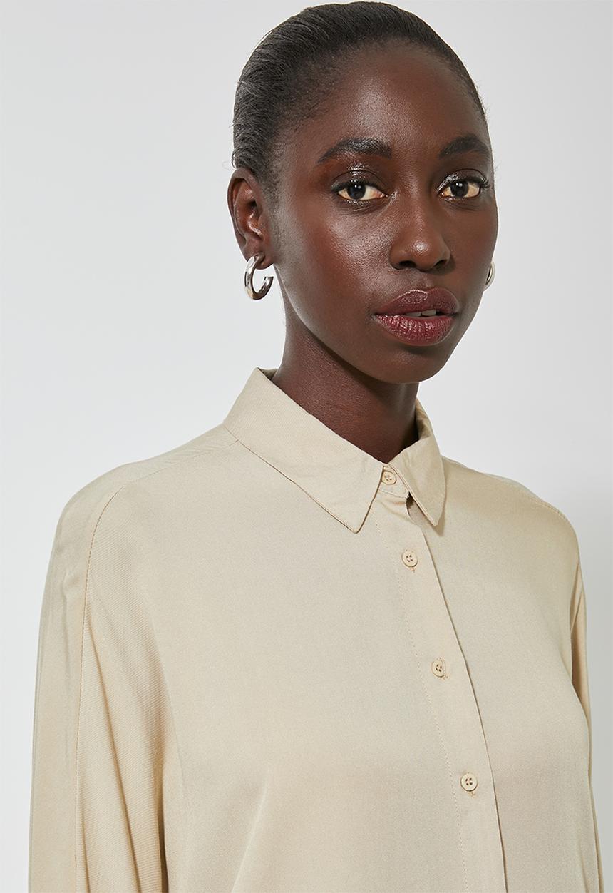 Superbalist - Dolman sleeve shirt - beige