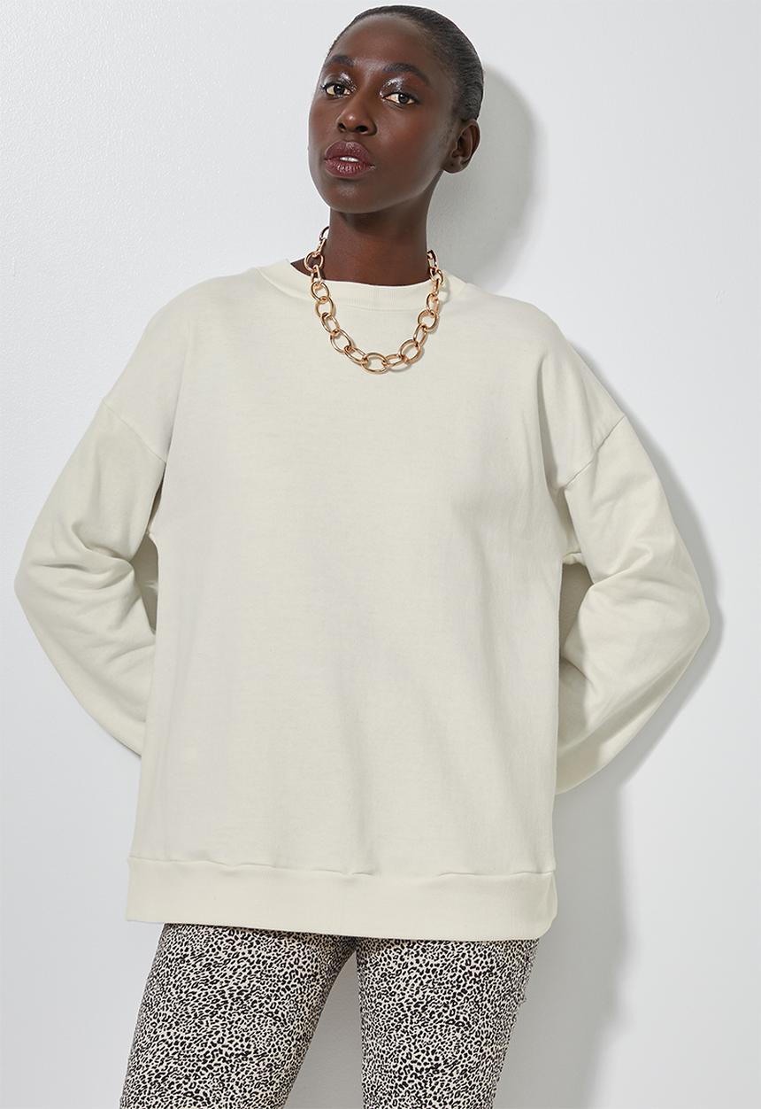 Superbalist - Crew neck sweat - milk