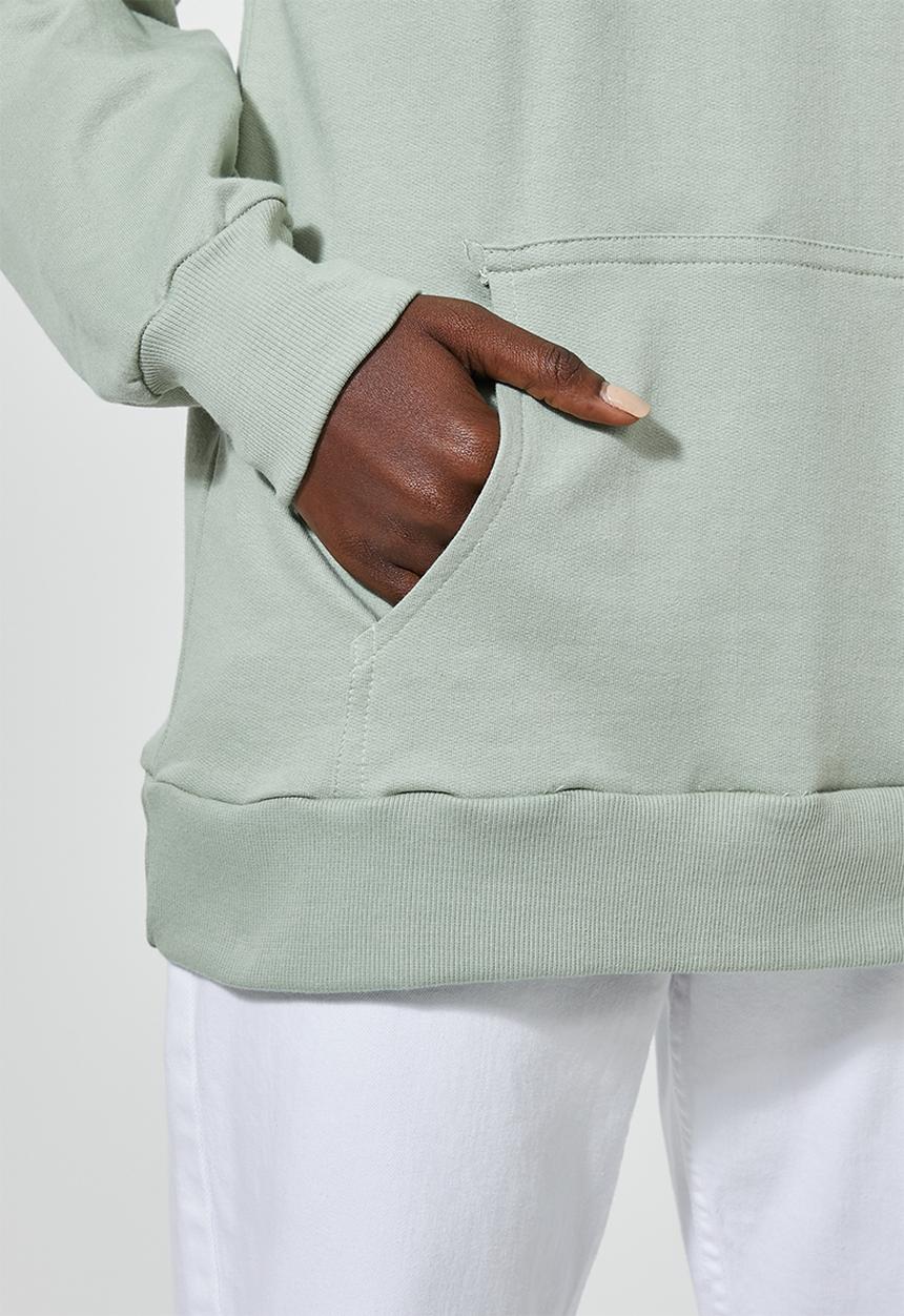 Superbalist - Longline hoodie - sage
