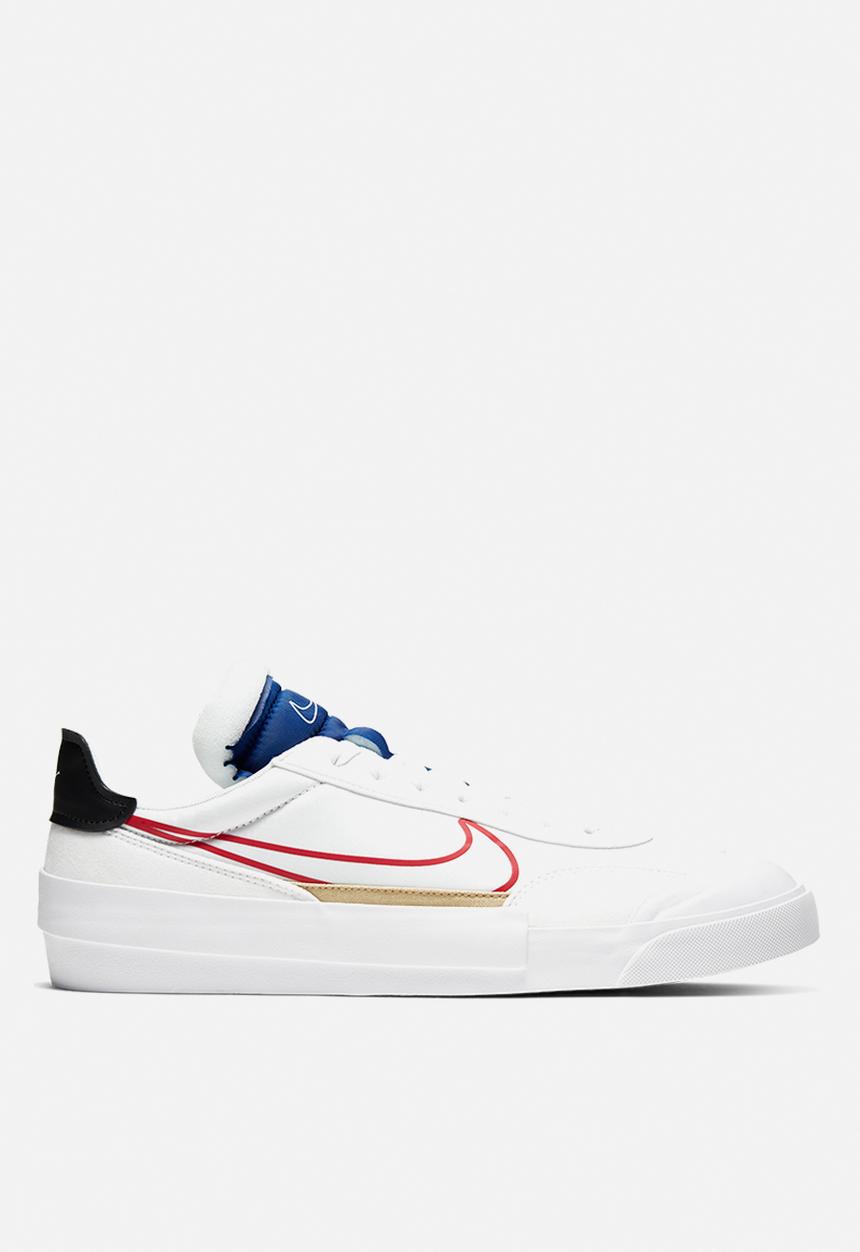 Nike - Drop Type Swoosh - white/university red-deep royal blue