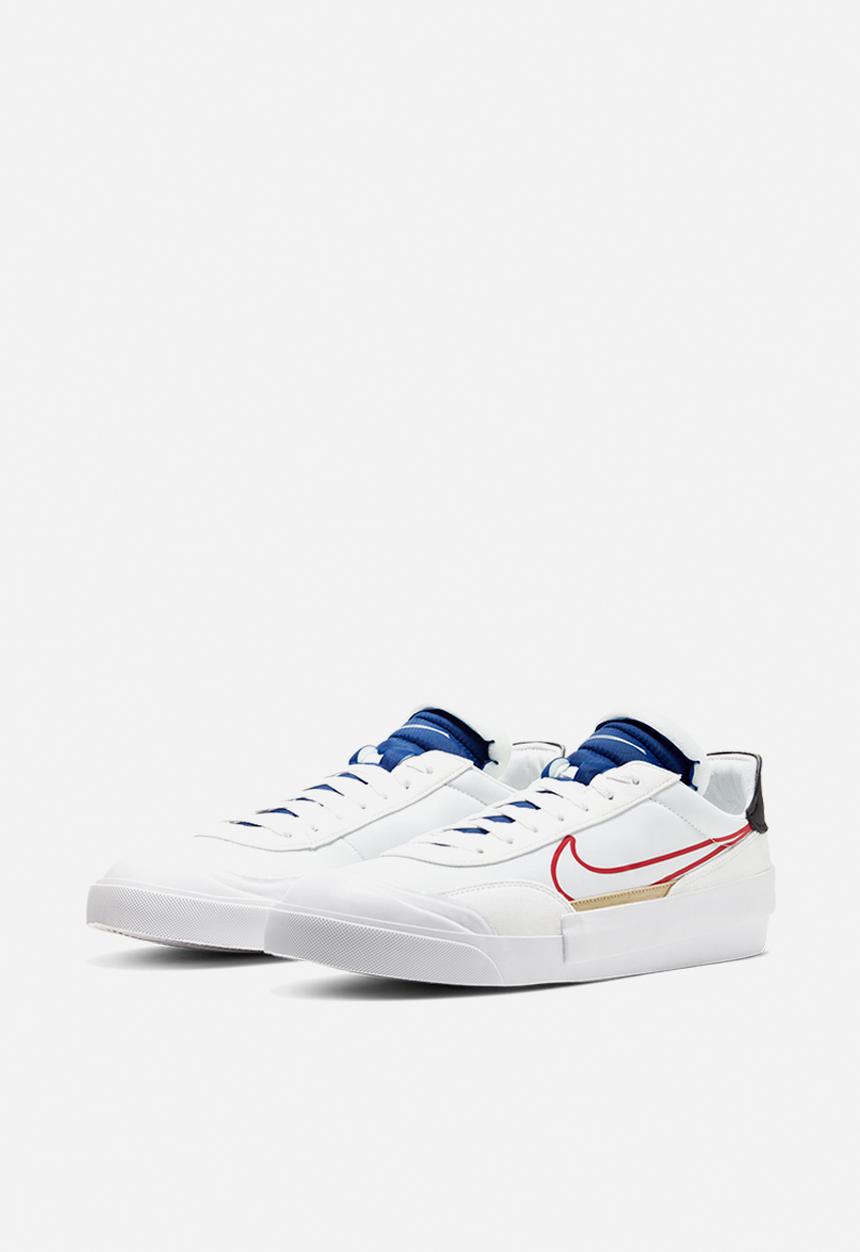 Nike - Drop Type Swoosh - white/university red-deep royal blue