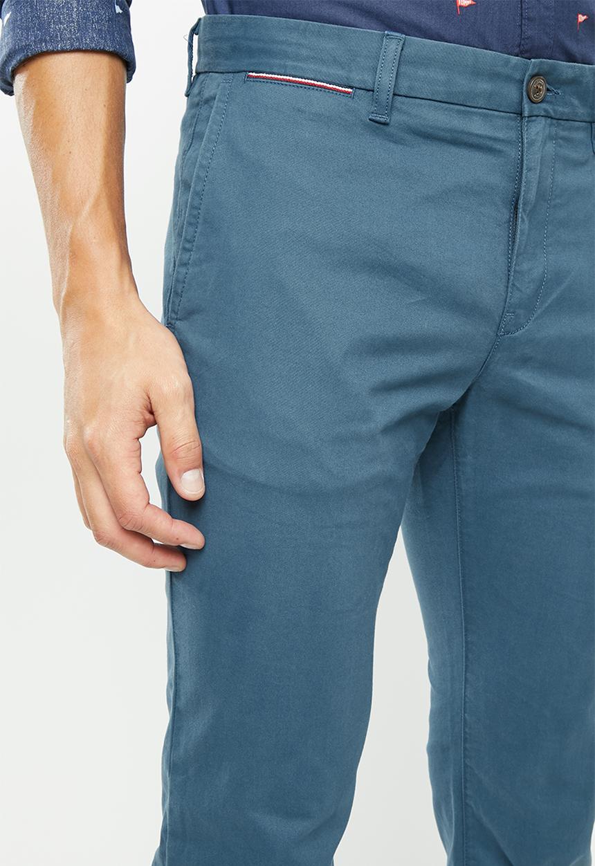 Tommy Hilfiger - Denton chino straight leg pants - blue