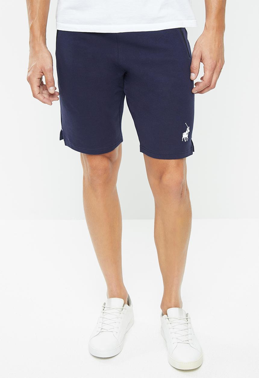 POLO - Mens polo sport panel jogger short - navy