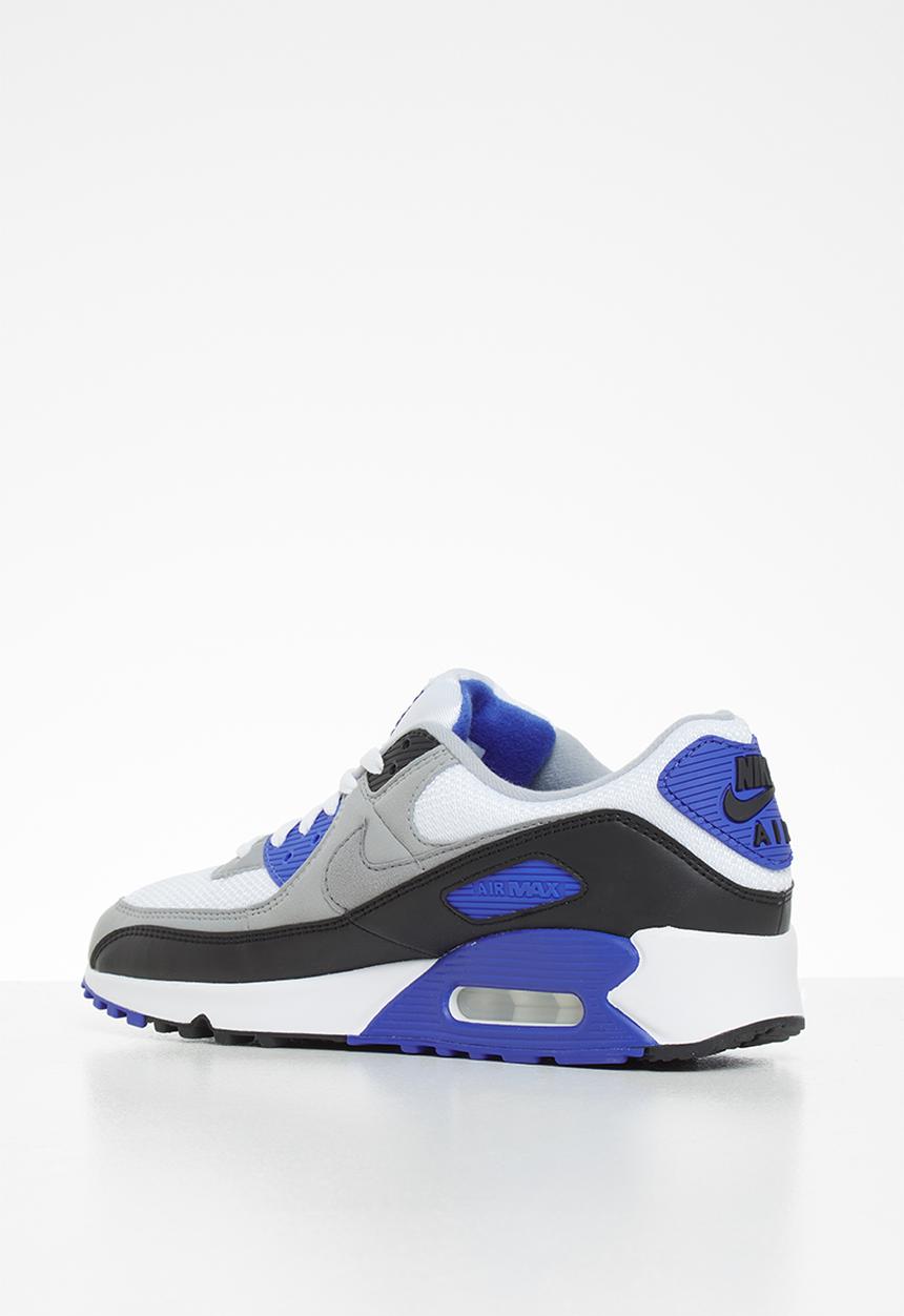 Nike - Air Max 90 - white / particle grey-hyper royal-black